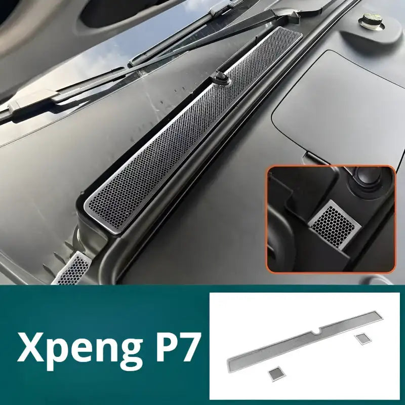 25款小鵬P7 前引擎蓋傾倒槽保護蓋