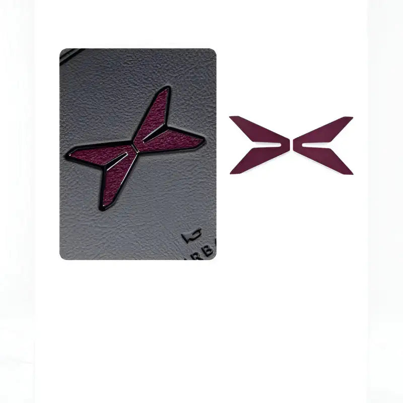 25款小鵬P7方向盤LOGO裝飾貼