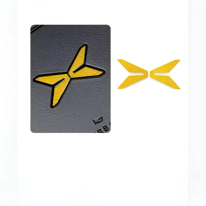 25款小鵬P7方向盤LOGO裝飾貼