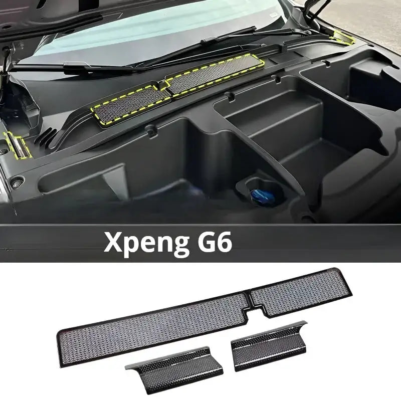 Hood Air Intake Drain Protection Cover for 2025-2026 XPENG G6 (3 PCS) XPENG3