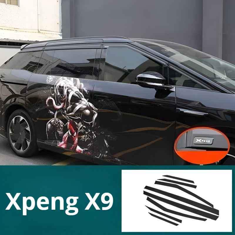 XPeng X9 Window Visor Deflector 8PCS