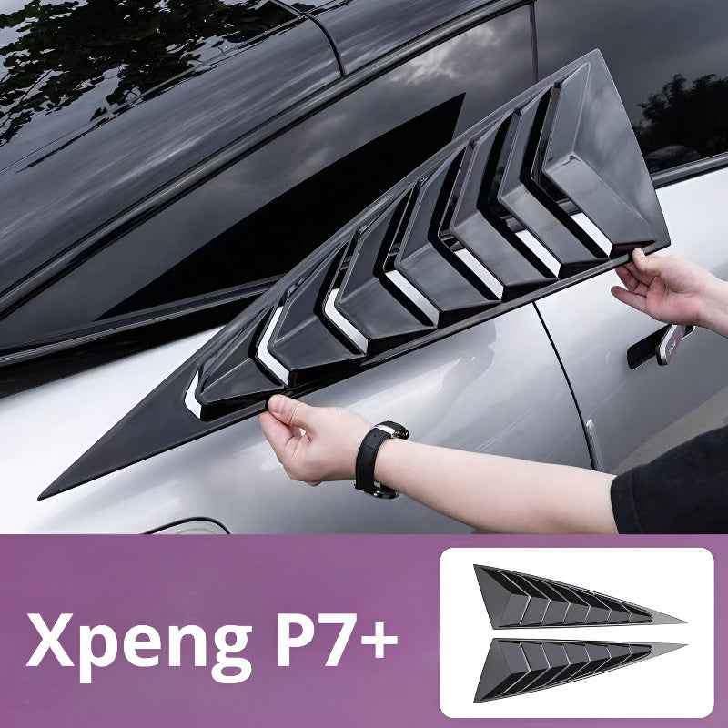 XPeng P7 Rear Window Blinds - Triangular Blinds (2 Pieces)