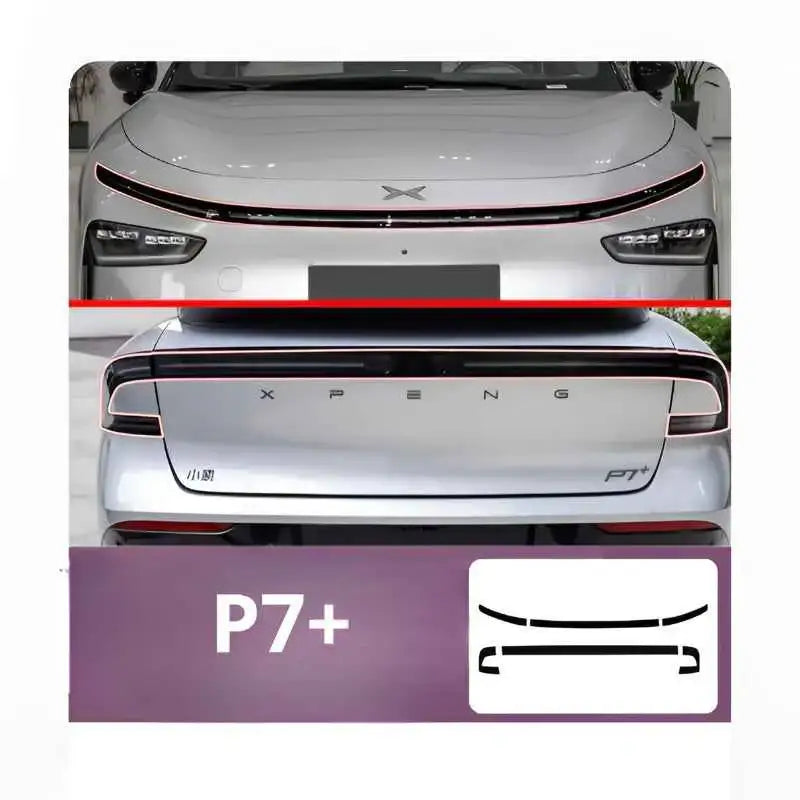 XPeng P7 P7i P7+ Smoked TPU Paint Protection Film