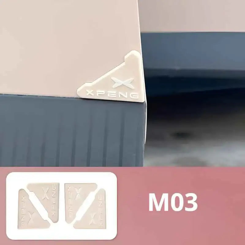 XPeng Mona M03 Car Door Anti-Collision Strip& Car Door Corner Edge Guards   ( 4 Pcs)