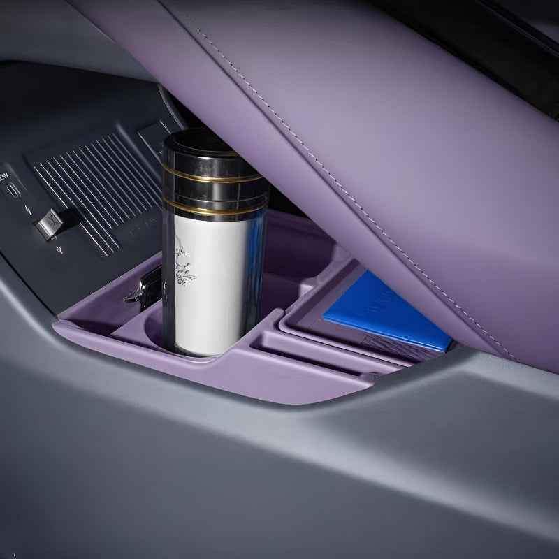 25 XPeng P7 Lower Center Console Storage Box