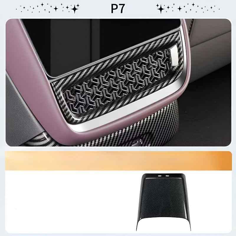 2025 XPeng P7 Rear centre console anti-kick frame