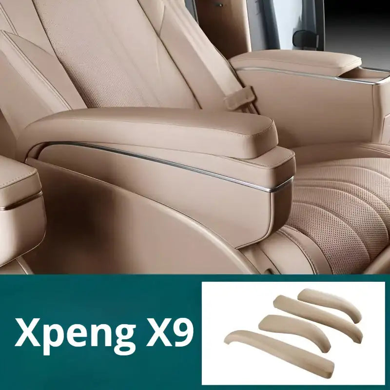 2025 2026 XPeng X9 Center Seat Armrest Protection Cover (4PCS)