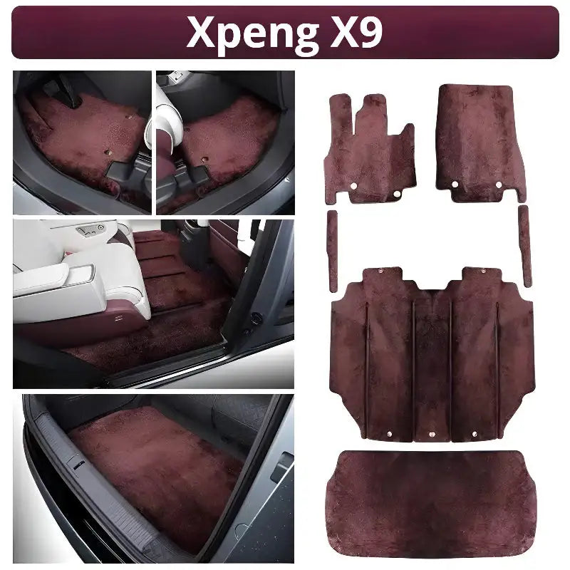 XPeng X9 Custom Fit Carpet Mats