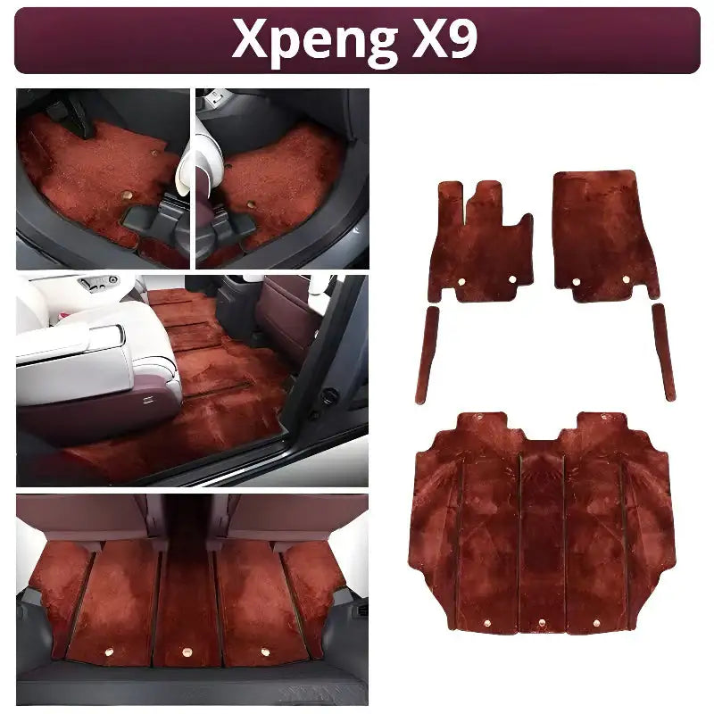 XPeng X9 Custom Fit Carpet Mats