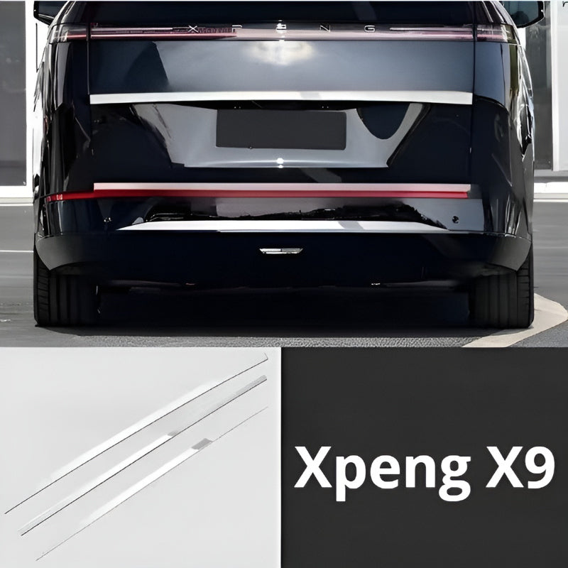 2024-2025 XPeng X9 Bumper Trim | 304 Stainless Steel Anti-Collision Protector