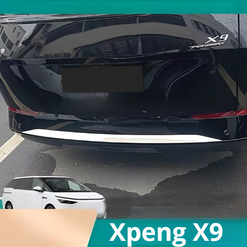 2024-2025 XPeng X9 Bumper Trim | 304 Stainless Steel Anti-Collision Protector