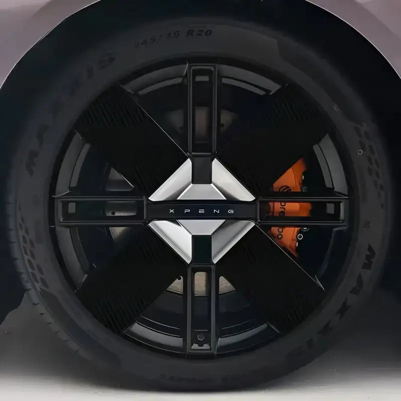 25 Xpeng P7 Hubcap Sticker Blackout Modification £¨ 5 Wheels £©