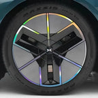 25 Xpeng P7 Hubcap Sticker Blackout Modification £¨ 5 Wheels £©