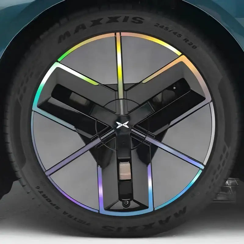 25 Xpeng P7 Hubcap Sticker Blackout Modification £¨ 5 Wheels £©