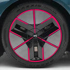25 Xpeng P7 Hubcap Sticker Blackout Modification £¨ 5 Wheels £©