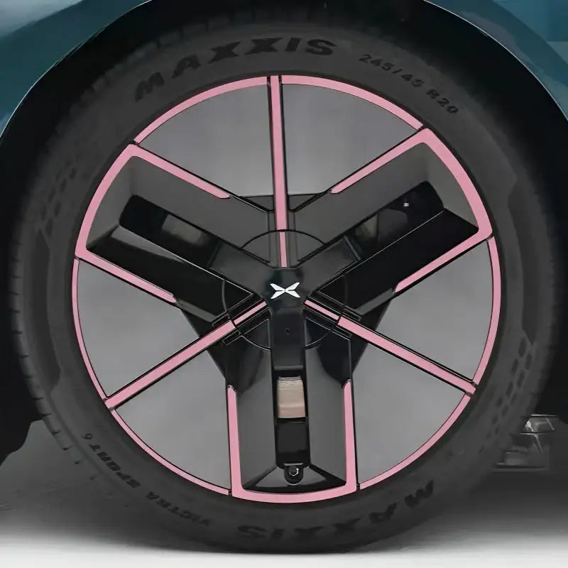 25 Xpeng P7 Hubcap Sticker Blackout Modification £¨ 5 Wheels £©