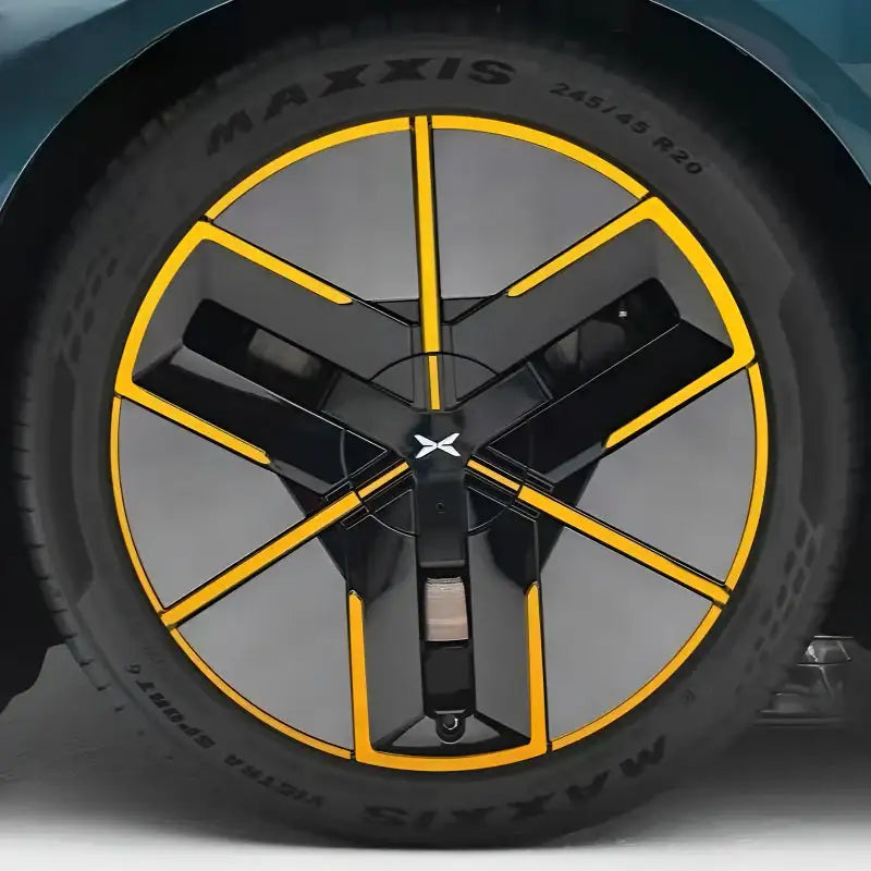25 Xpeng P7 Hubcap Sticker Blackout Modification £¨ 5 Wheels £©