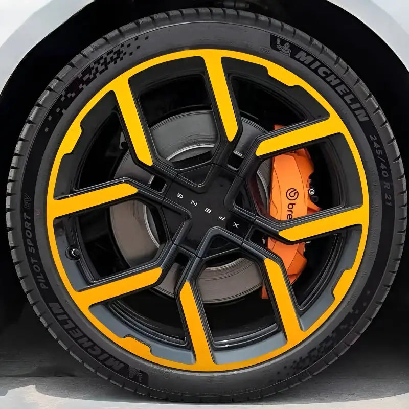 25 Xpeng P7 Hubcap Sticker Blackout Modification £¨ 5 Wheels £©