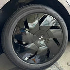 Autocolante de Modificação Blackout para Tampas das Rodas XPeng P7+ (5 Rodas)