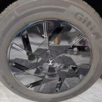Autocolante de Modificação Blackout para Tampas das Rodas XPeng P7+ (5 Rodas)