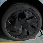 Autocolante de Modificação Blackout para Tampas das Rodas XPeng P7+ (5 Rodas)
