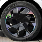 Autocolante de Modificação Blackout para Tampas das Rodas XPeng P7+ (5 Rodas)