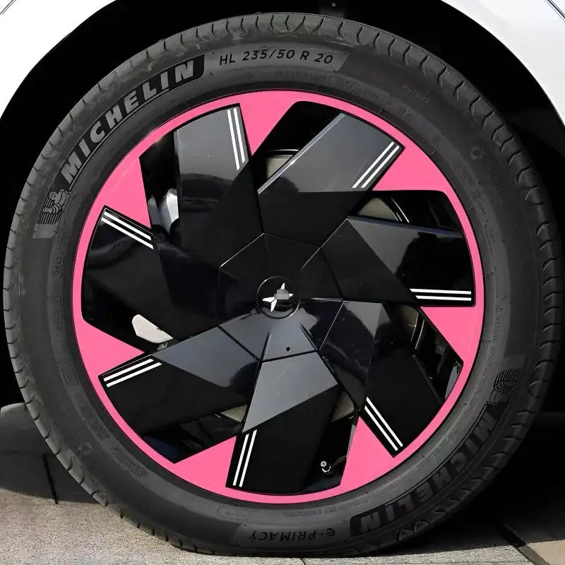 XPeng P7+  Hubcap Sticker Blackout Modification £¨ 5 Wheels £©