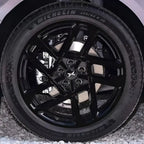 Autocolante de Modificação Blackout para Tampas das Rodas XPeng P7+ (5 Rodas)