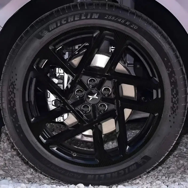 XPeng P7+  Hubcap Sticker Blackout Modification £¨ 5 Wheels £©