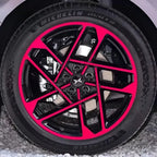 Autocolante de Modificação Blackout para Tampas das Rodas XPeng P7+ (5 Rodas)