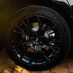 Autocolante de Modificação Blackout para Tampas das Rodas XPeng P7+ (5 Rodas)
