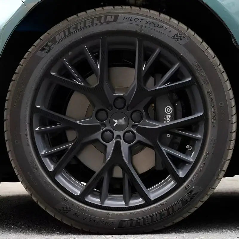 XPeng P7+  Hubcap Sticker Blackout Modification £¨ 5 Wheels £©