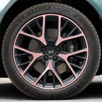 Autocolante de Modificação Blackout para Tampas das Rodas XPeng P7+ (5 Rodas)