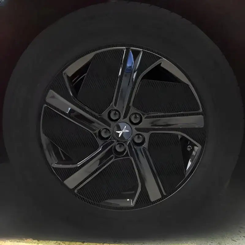 XPENG G6 Hubcap Blackout Sticker Set (5 PCS)