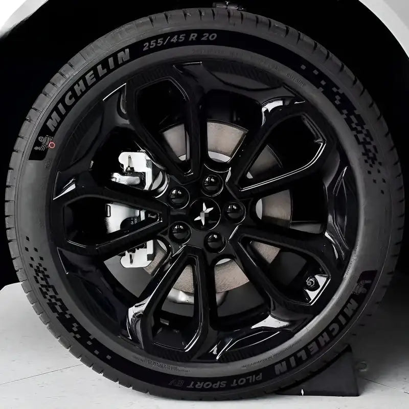 XPENG G6 Hubcap Blackout Sticker Set (5 PCS)