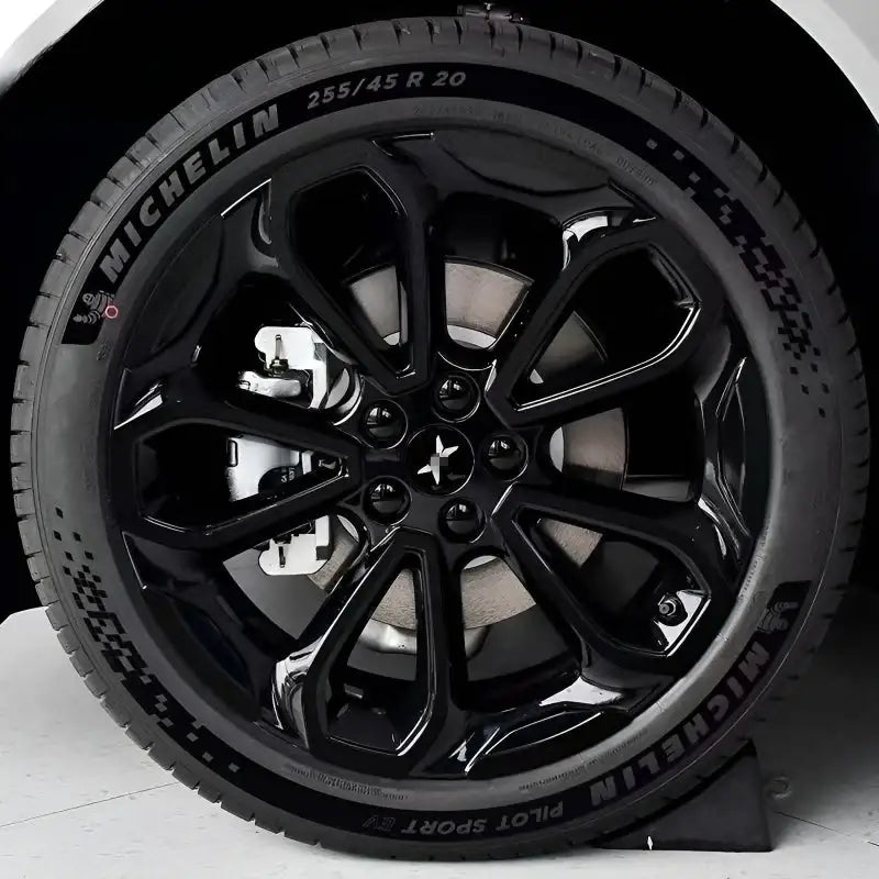 XPENG G6 Hubcap Blackout Sticker Set (5 PCS)