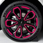 XPENG G6 Hubcap Blackout Sticker Set (5 PCS)