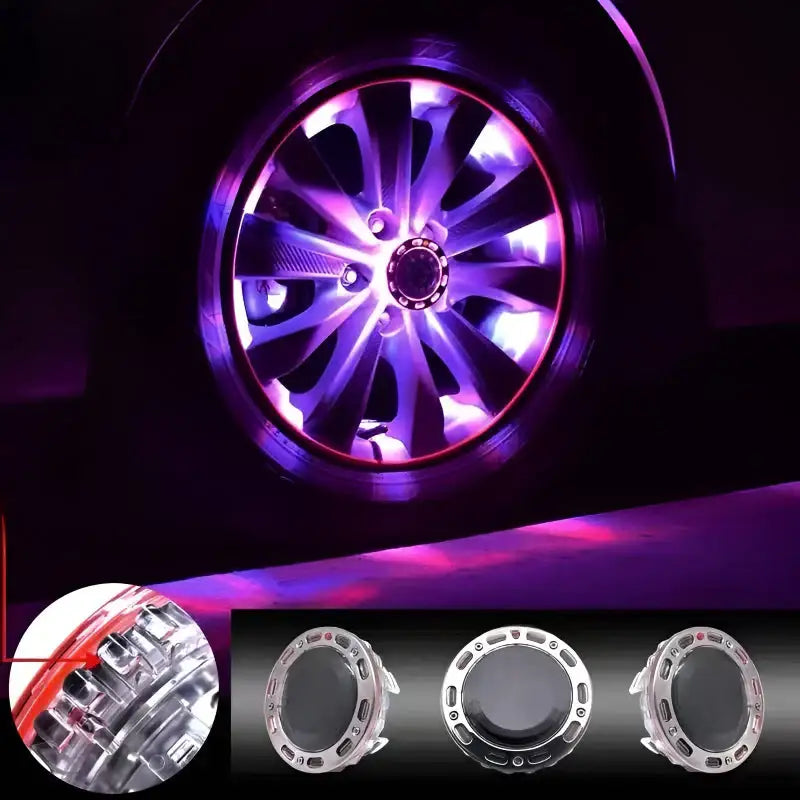 Solar Wheel Hub Lights for XPENG