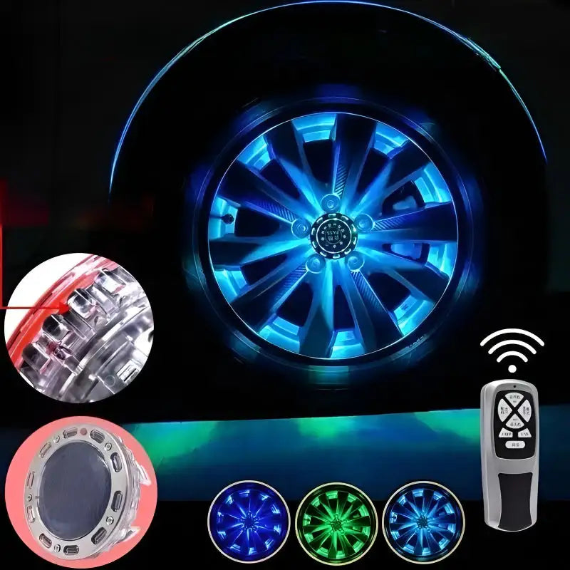 Solar Wheel Hub Lights for XPENG