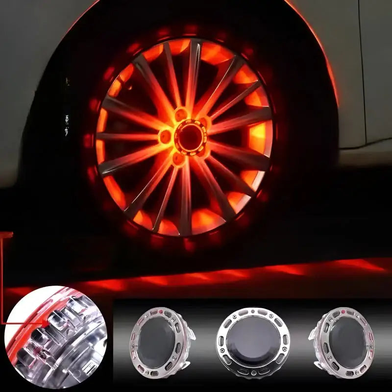 Solar Wheel Hub Lights for XPENG