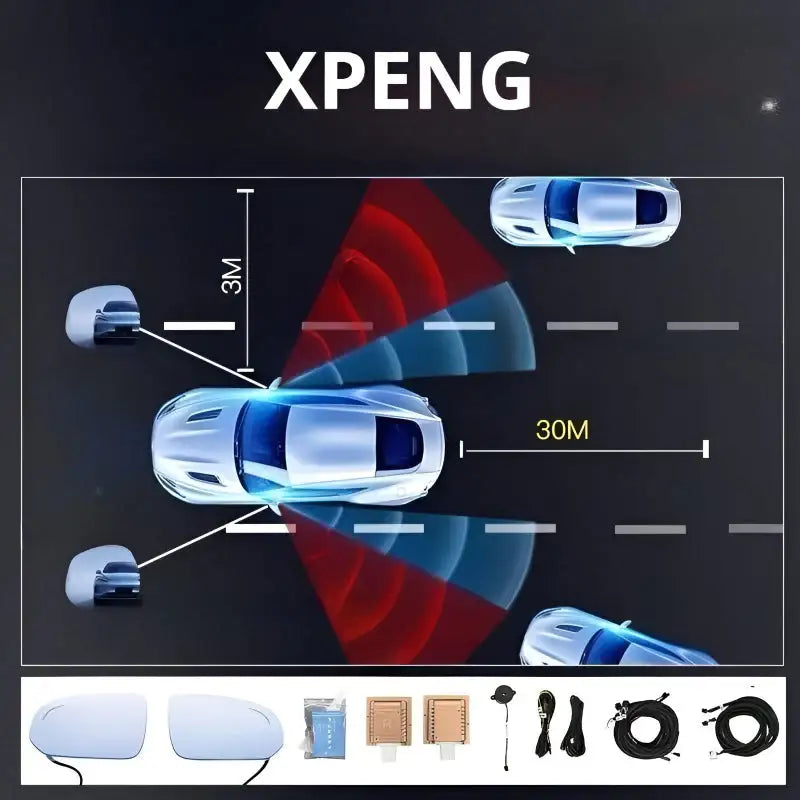 XPENG Blind Spot Monitoring System