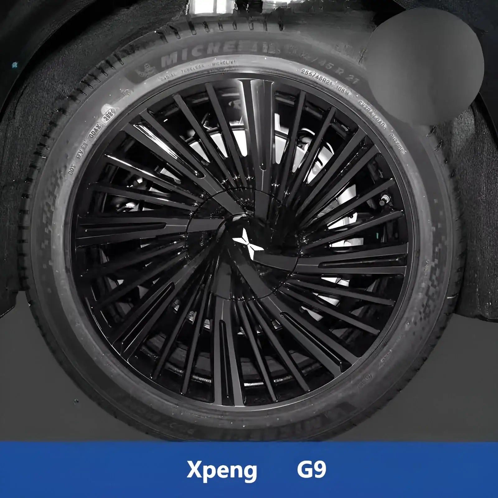 Xpeng G9 Hubcap Sticker Blackout Modification £¨ 5 Wheels £©