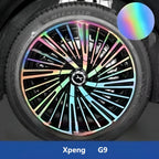 Xpeng G9 Hubcap Sticker Blackout Modification £¨ 5 Wheels £©