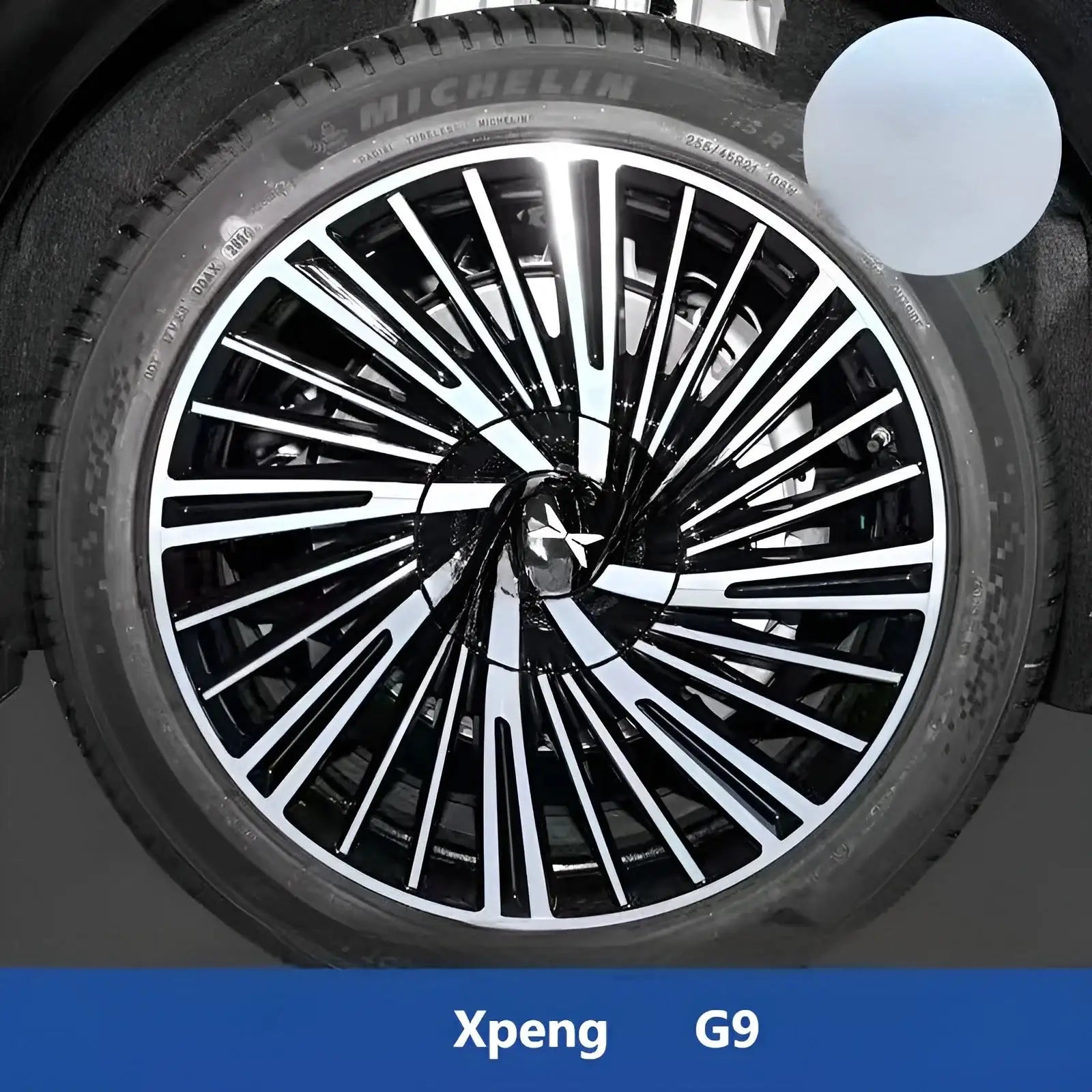 Xpeng G9 Hubcap Sticker Blackout Modification £¨ 5 Wheels £©