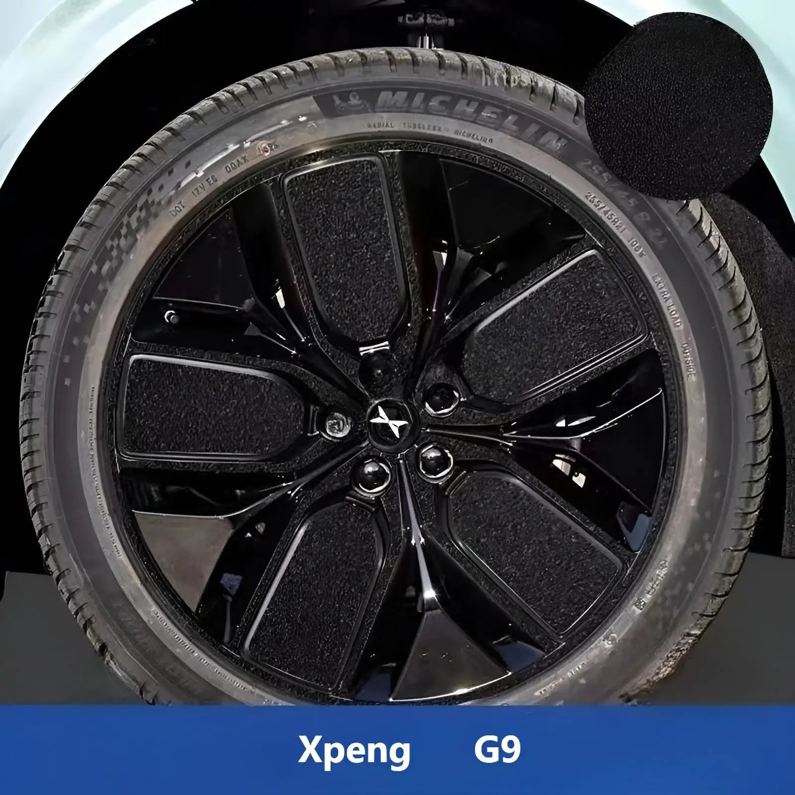 Xpeng G9 Hubcap Sticker Blackout Modification £¨ 5 Wheels £©