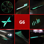 XPENG G6 Glow-in-the-Dark Decal Sticker Set