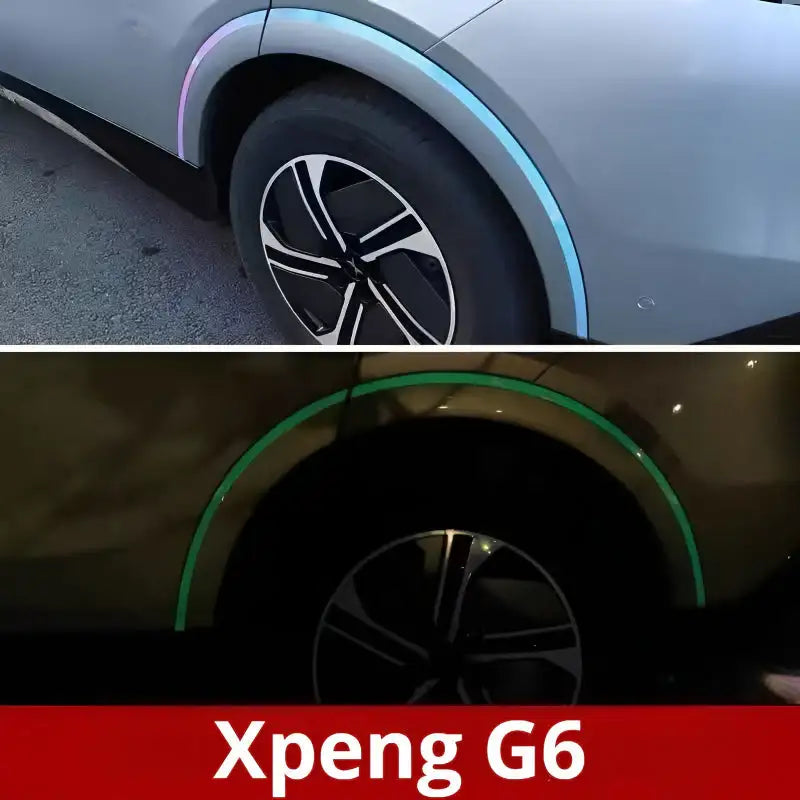 XPENG G6 Glow-in-the-Dark Decal Sticker Set