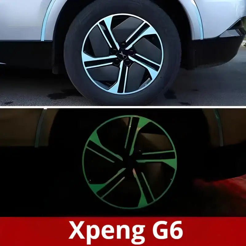 XPENG G6 Glow-in-the-Dark Decal Sticker Set