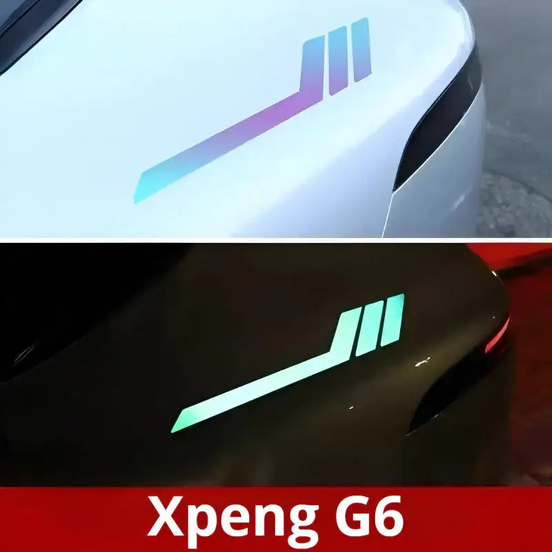 XPENG G6 Glow-in-the-Dark Decal Sticker Set
