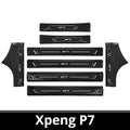 2025 Xpeng P7 Door Sill & Trunk Protection Strips | Stainless Steel Kick Guar